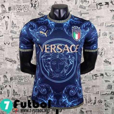 camiseta de italia versace|Camiseta Fútbol Italia Edición Versace Blue 2022.